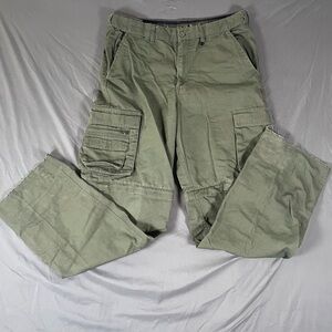 Boys Scouts of America Convertible Cargo Pants Youth Size 16 Green Hiking Scouts